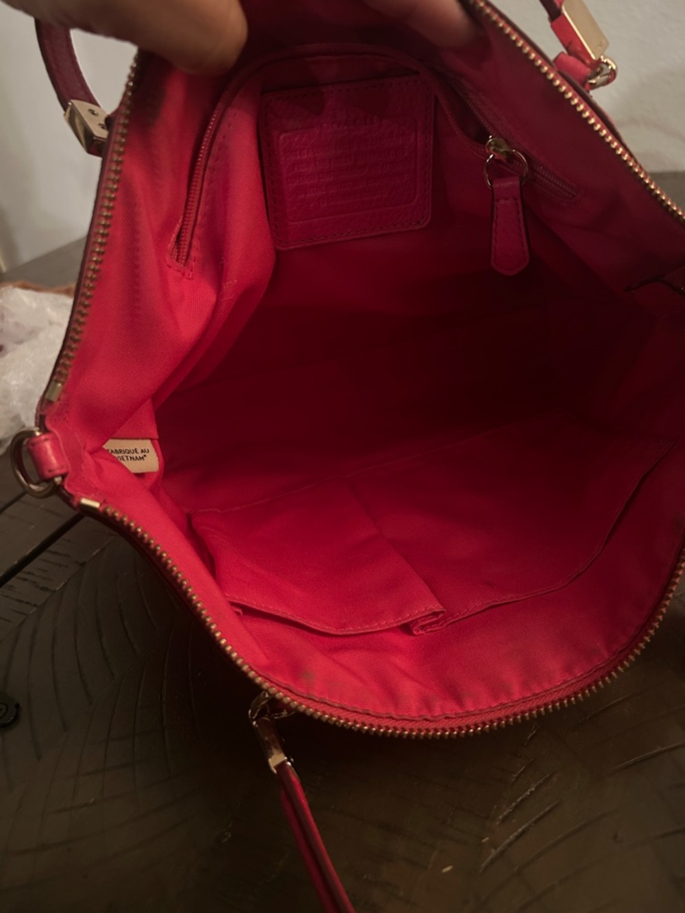 Coach Pink Pebbled Leather Kelsey Satchel No. A1580-F34493 - Picture 4 of 10